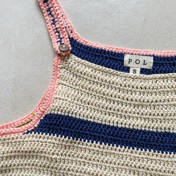 POL crocheted festival crop tank - Picture 5 of 5